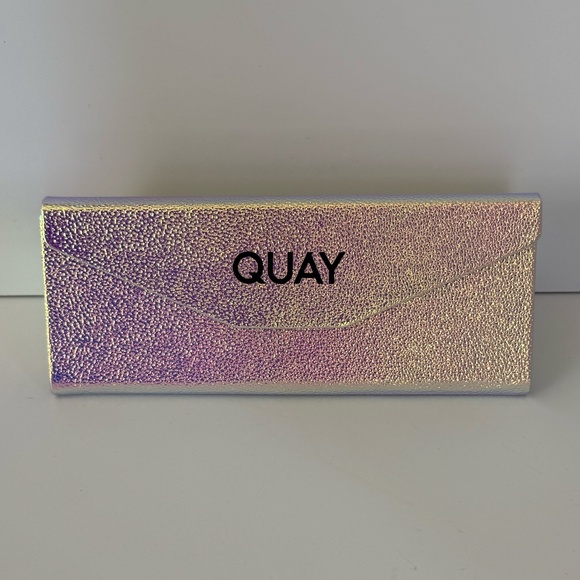 Quay Australia Black High Key Micro 126 Aviator Sunglasses with UPGRADED case - Picture 7 of 7